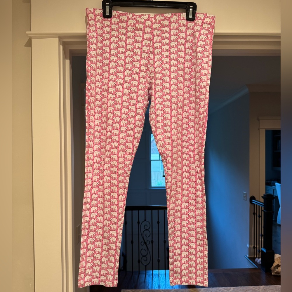 Roller Rabbit Pink Elephant PJ Pant
